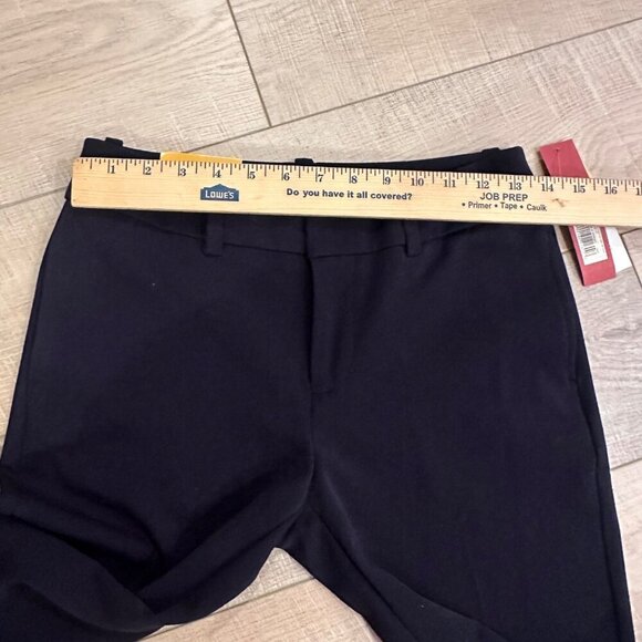MERONA WOMENS SIZE 2 CLASSIC FIT PANTS HIGHER MID RISE FEDERAL BLUE NEW - Picture 7 of 10